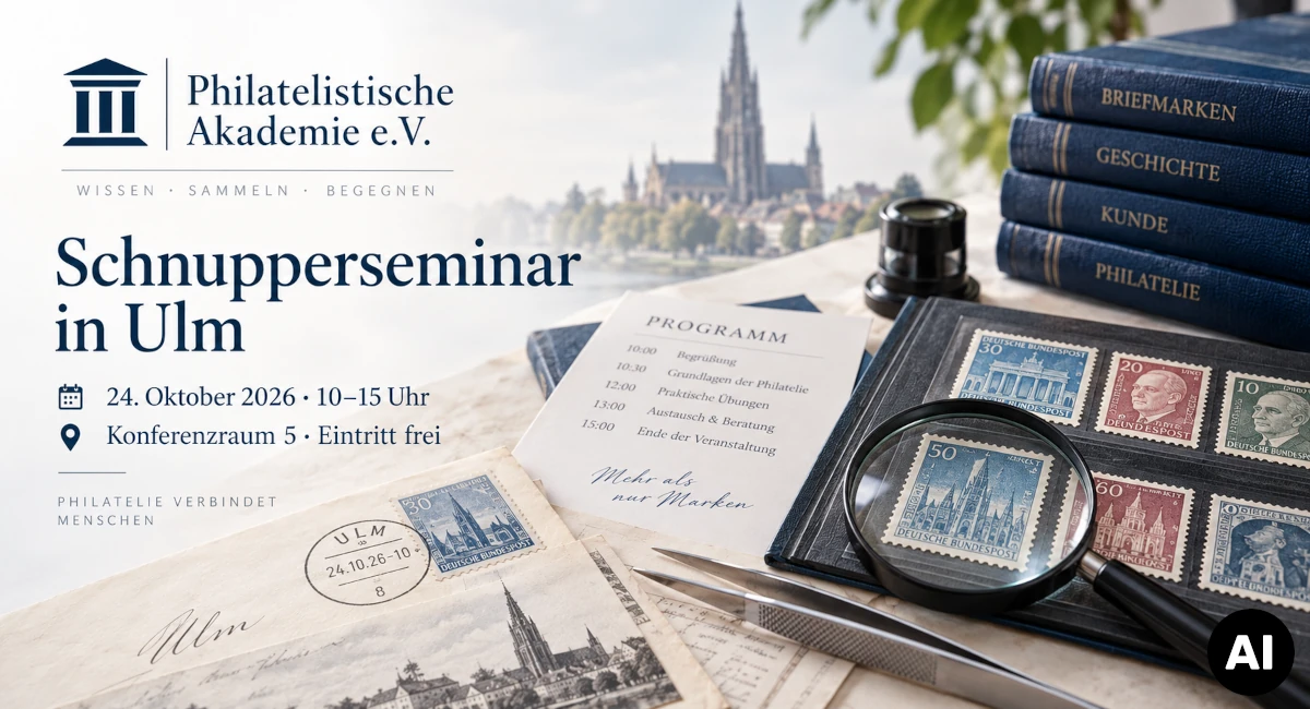 Schnupperseminar der Philatelistischen Akademie in Ulm 2026